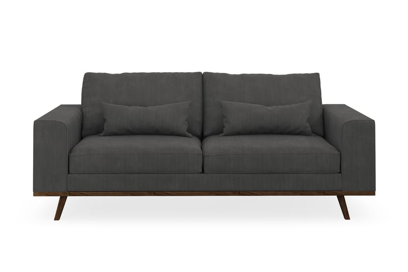 Copenhagen 2-personers Manchestersofa - Mørkegrå - Møbler - Sofaer - 2 personers sofa