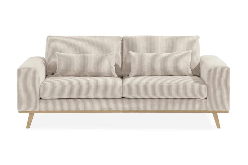 Copenhagen 2-personers Manchestersofa - Beige - Møbler - Sofaer - 2 personers sofa