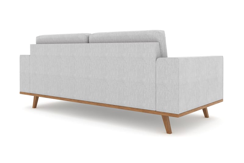 Copenhagen 2-personers Stofsofa - Lysegrå - Møbler - Sofaer - 2 personers sofa