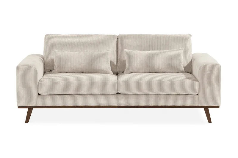 Copenhagen 2-personers Manchestersofa - Beige - Møbler - Sofaer - 2 personers sofa