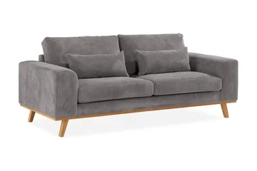 Copenhagen 2-personers Manchestersofa - Mørkegrå - Møbler - Sofaer - 2 personers sofa