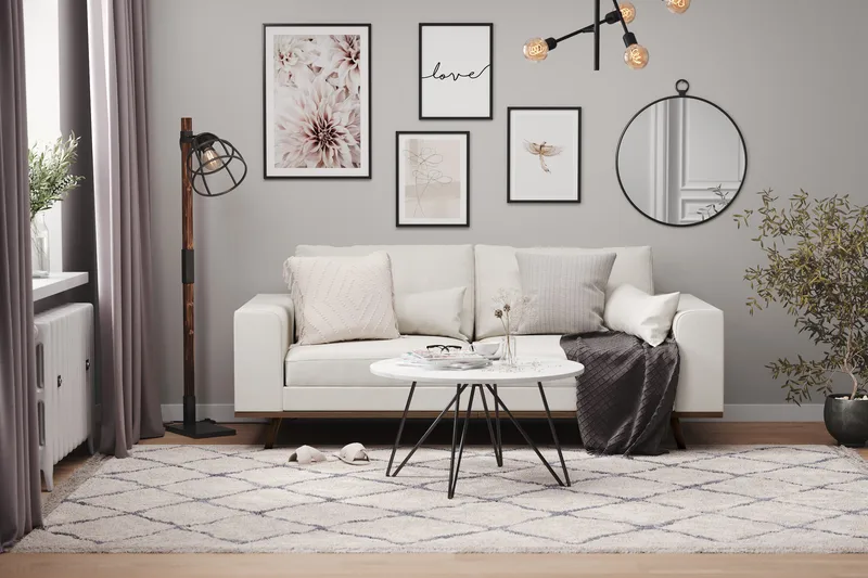 Copenhagen 2-personers Stofsofa - Beige - Møbler - Sofaer - 2 personers sofa