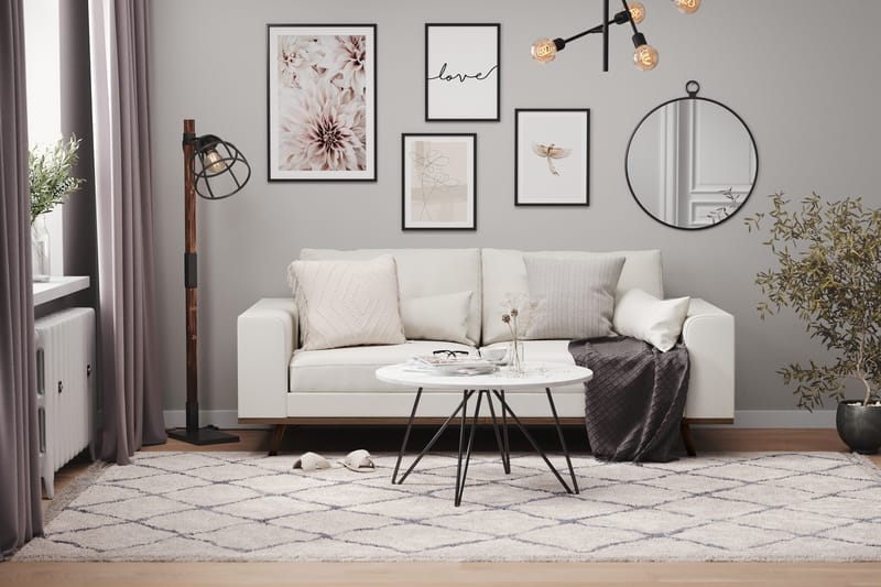Copenhagen 2-personers Stofsofa - Beige - Møbler - Sofaer - 2 personers sofa