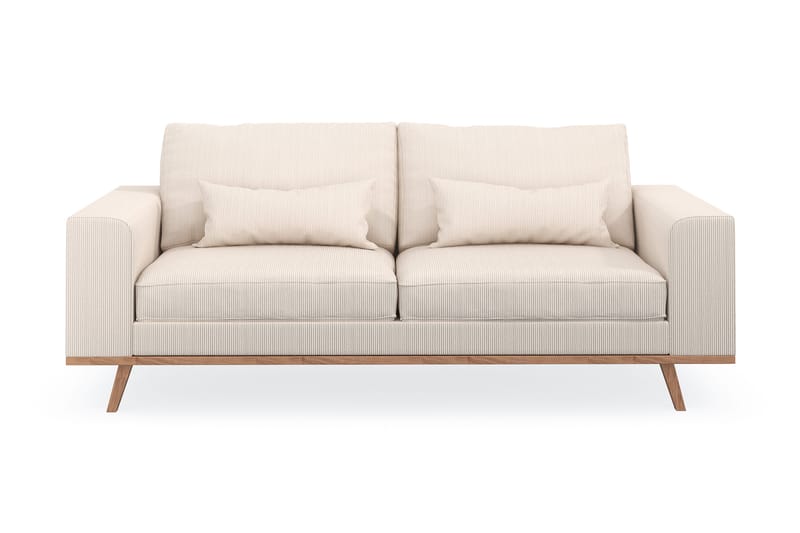 Copenhagen 2-personers Manchestersofa - Beige - Møbler - Sofaer - 2 personers sofa