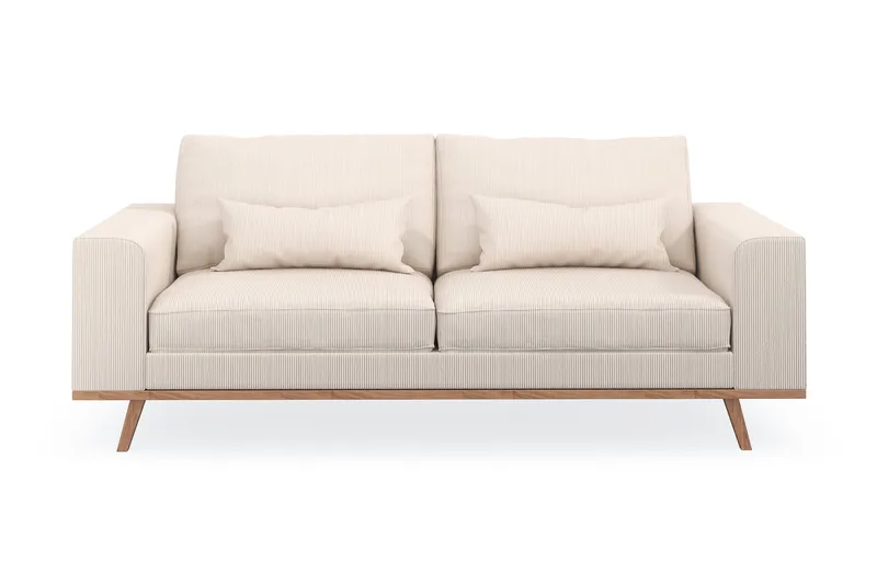 Copenhagen 2-personers Manchestersofa - Beige - Møbler - Sofaer - 2 personers sofa