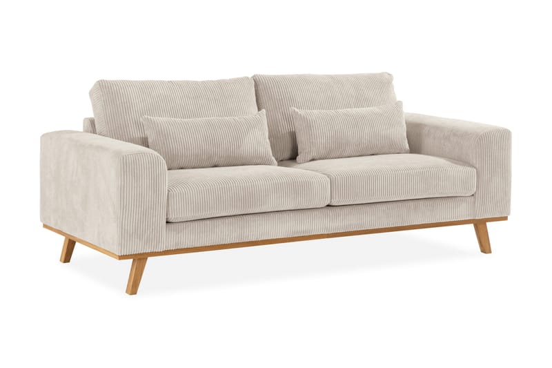 Copenhagen 2-personers Manchestersofa - Beige - Møbler - Sofaer - 2 personers sofa