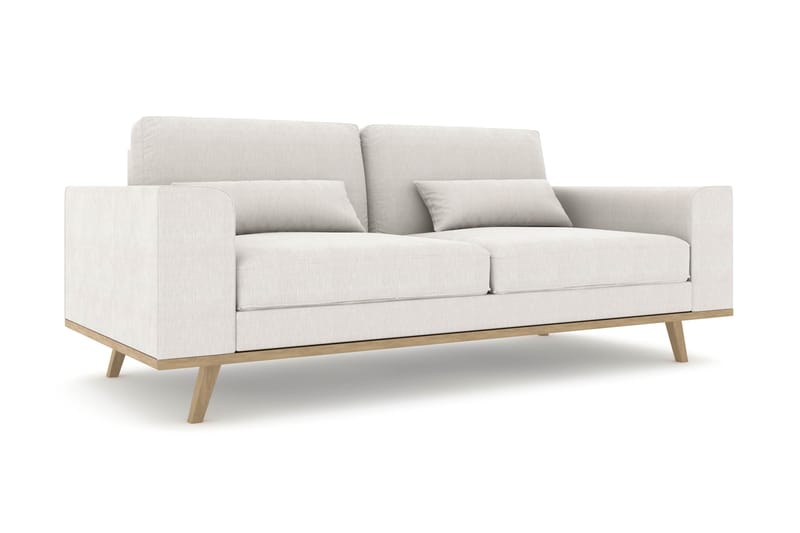 Copenhagen 2-personers Stofsofa - Lysegrå - Møbler - Sofaer - 2 personers sofa