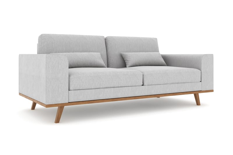 Copenhagen 2-personers Stofsofa - Lysegrå - Møbler - Sofaer - 2 personers sofa