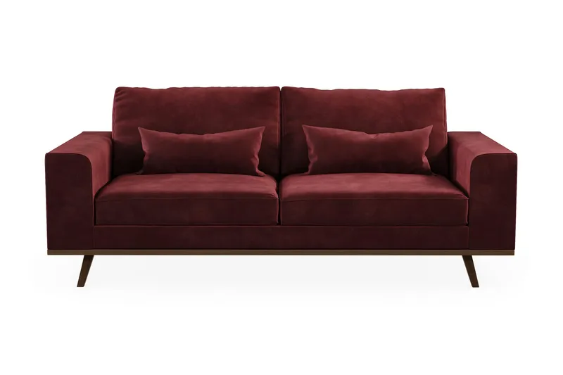 Copenhagen 2-personers Fløjlssofa - Lilla - Møbler - Sofaer - 2 personers sofa