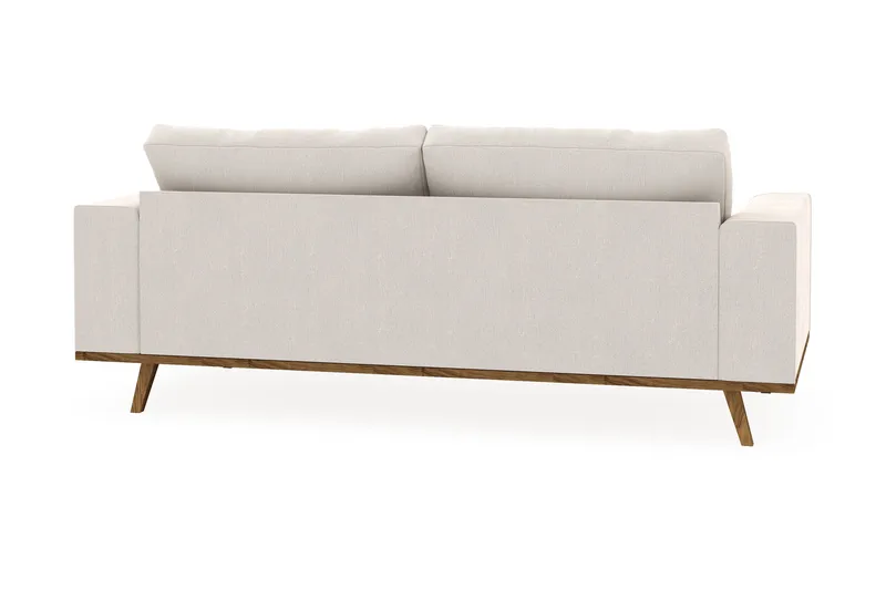 Copenhagen 2-personers Fløjlssofa - Cremehvid - Møbler - Sofaer - 2 personers sofa