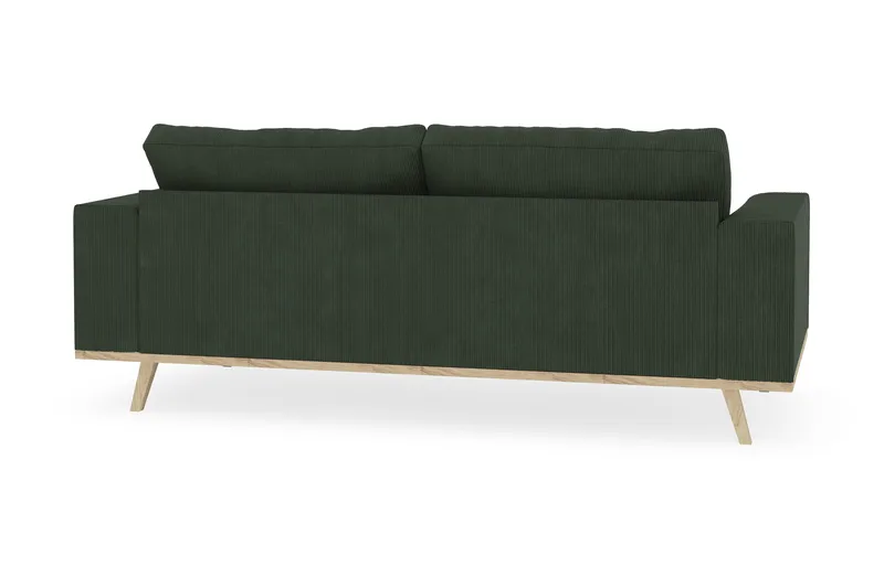 Copenhagen 2-personers Manchestersofa - Mørkegrøn - Møbler - Sofaer - 2 personers sofa