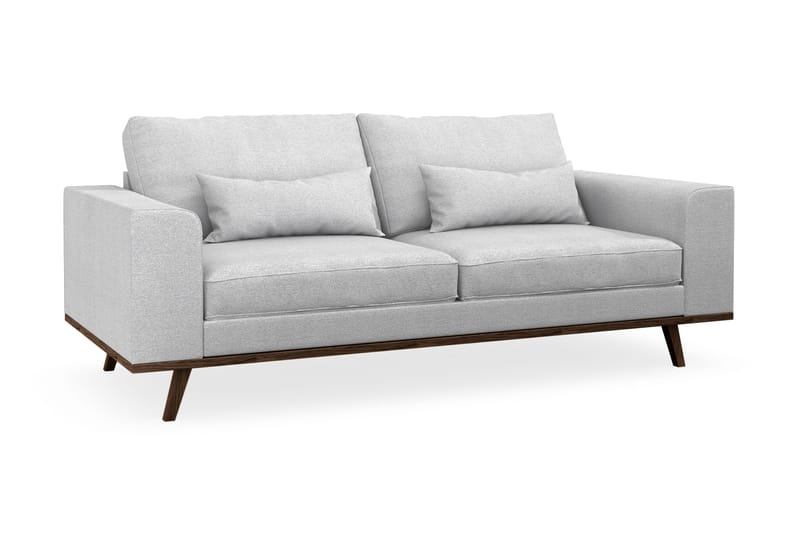 Copenhagen 2-personers Stofsofa - Lysegrå - Møbler - Sofaer - 2 personers sofa