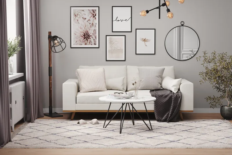 Copenhagen 2-personers Stofsofa - Beige - Møbler - Sofaer - 2 personers sofa