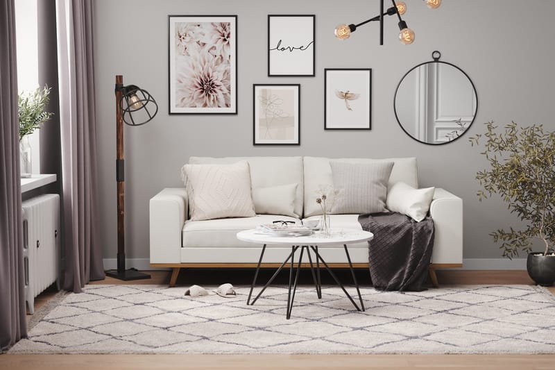 Copenhagen 2-personers Stofsofa - Beige - Møbler - Sofaer - 2 personers sofa