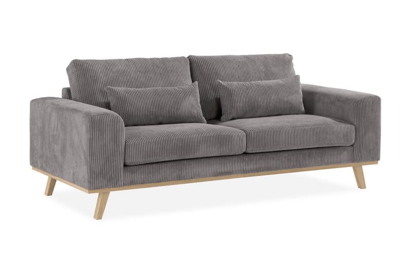 Copenhagen 2-personers Manchestersofa - Mørkegrå - Møbler - Sofaer - 2 personers sofa