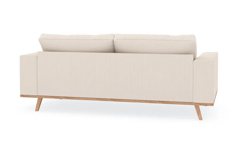 Copenhagen 2-personers Manchestersofa - Beige - Møbler - Sofaer - 2 personers sofa