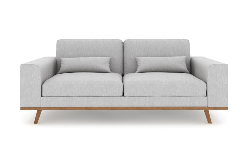Copenhagen 2-personers Stofsofa - Lysegrå - Møbler - Sofaer - 2 personers sofa
