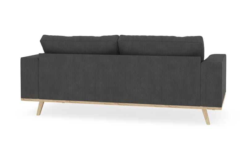 Copenhagen 2-personers Manchestersofa - Mørkegrå - Møbler - Sofaer - 2 personers sofa