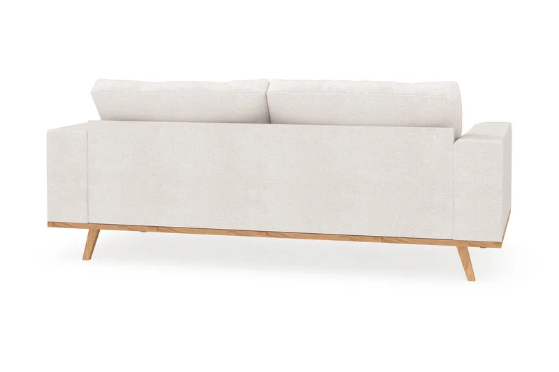 Copenhagen 2-personers Sofa i Bouclé - Hvid - Møbler - Sofaer - 2 personers sofa