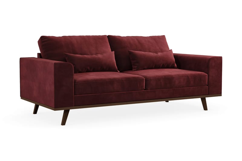 Copenhagen 2-personers Fløjlssofa - Lilla - Møbler - Sofaer - 2 personers sofa