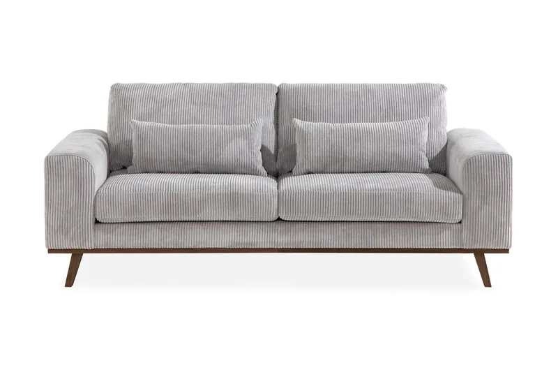 Copenhagen 2-personers Manchestersofa - Lysegrå - Møbler - Sofaer - 2 personers sofa