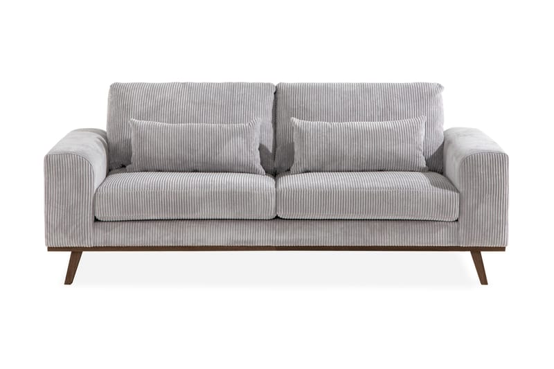 Copenhagen 2-personers Manchestersofa - Lysegrå - Møbler - Sofaer - 2 personers sofa