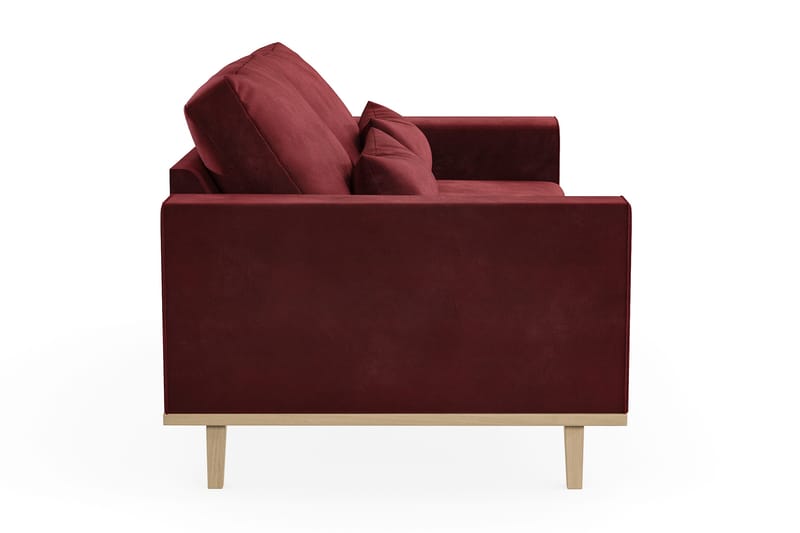 Copenhagen 2-personers Fløjlssofa - Lilla - Møbler - Sofaer - 2 personers sofa