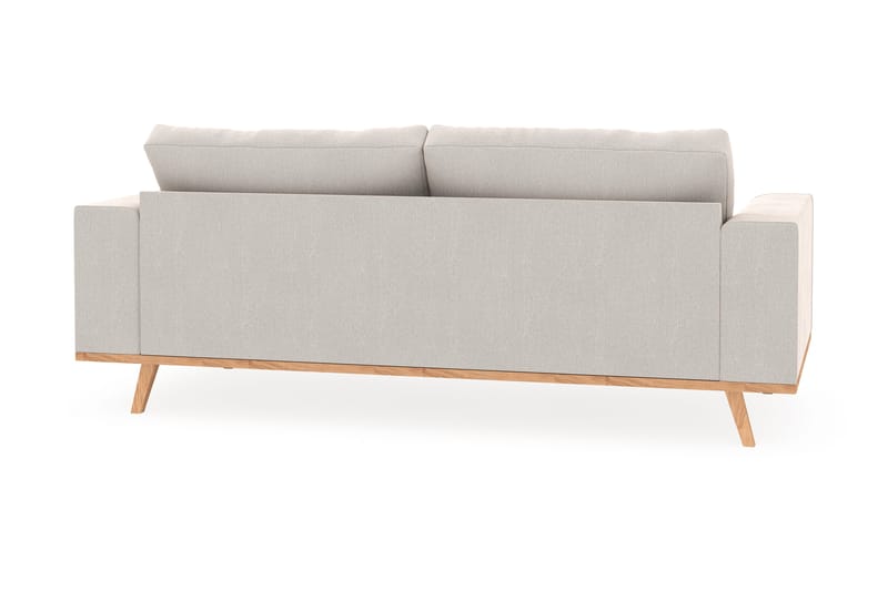 Copenhagen 2-personers Fløjlssofa - Cremehvid - Møbler - Sofaer - 2 personers sofa