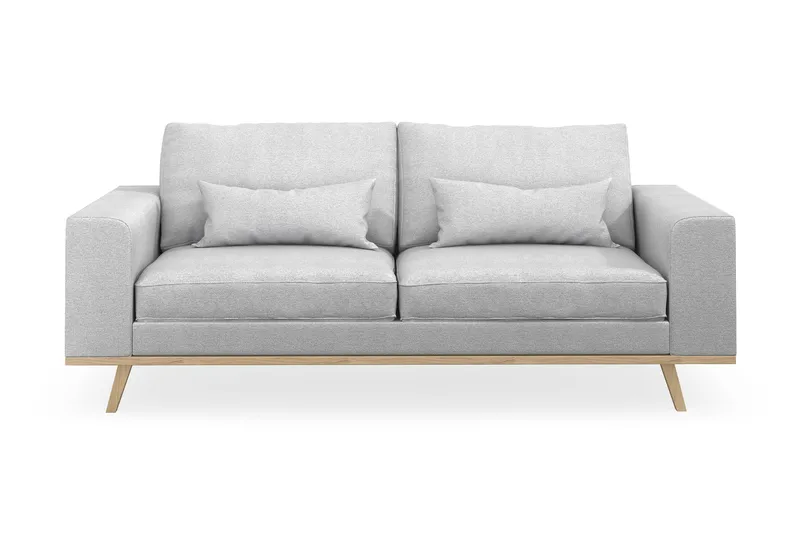 Copenhagen 2-personers Stofsofa - Lysegrå - Møbler - Sofaer - 2 personers sofa