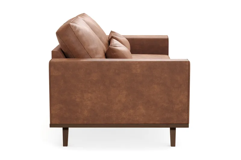 Copenhagen 2-personers Sofa i Kunstlæder - Brun - Møbler - Sofaer - 2 personers sofa