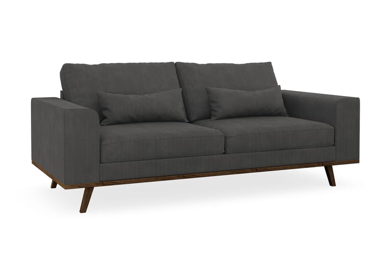 Copenhagen 2-personers Manchestersofa - Mørkegrå - Møbler - Sofaer - 2 personers sofa