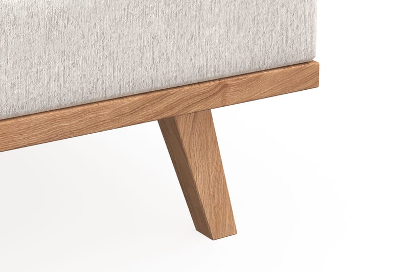 Copenhagen 2-personers Fløjlssofa - Cremehvid - Møbler - Sofaer - 2 personers sofa