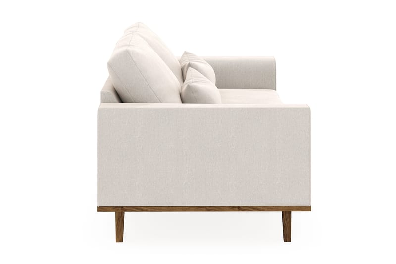 Copenhagen 2-personers Fløjlssofa - Cremehvid - Møbler - Sofaer - 2 personers sofa