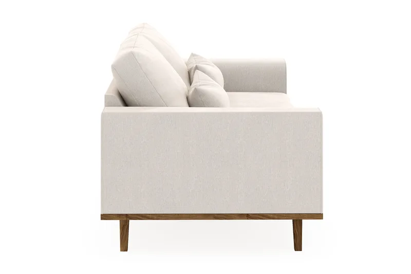 Copenhagen 2-personers Fløjlssofa - Cremehvid - Møbler - Sofaer - 2 personers sofa