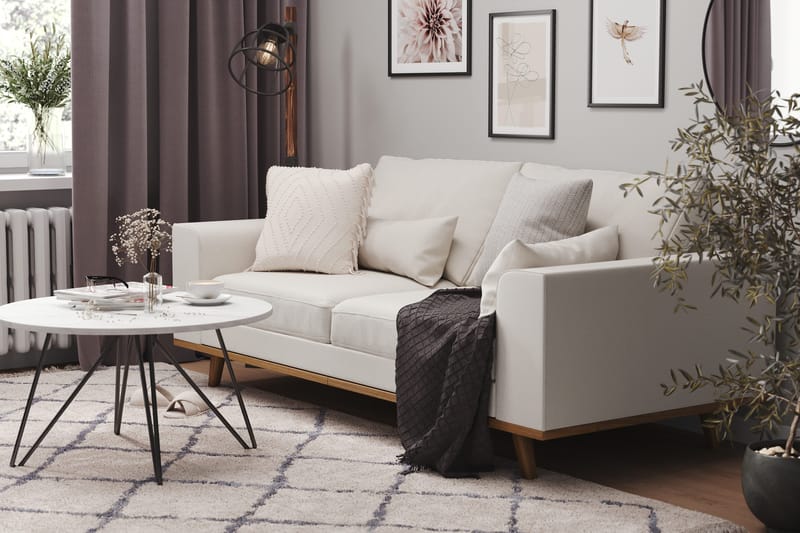 Copenhagen 2-personers Stofsofa - Beige - Møbler - Sofaer - 2 personers sofa