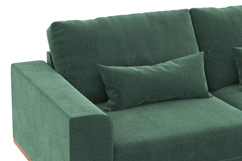 Copenhagen 2-personers Fløjlssofa - Mørkegrøn - Møbler - Sofaer - 2 personers sofa