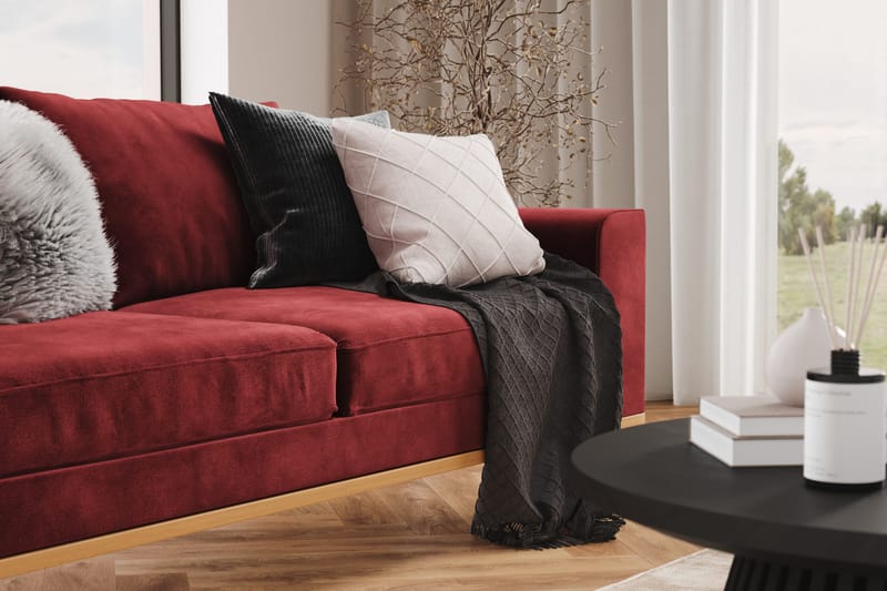 Copenhagen 2-personers Fløjlssofa - Lilla - Møbler - Sofaer - 2 personers sofa