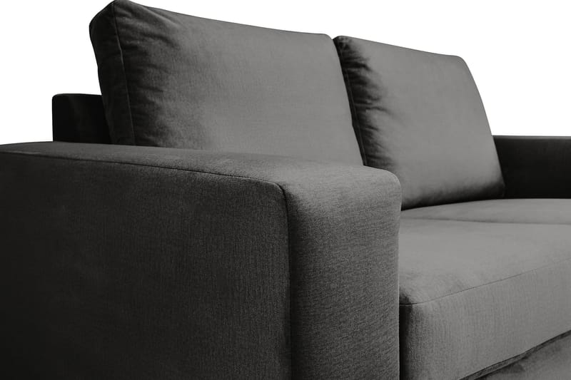 Crazy 2-personers Fløjlssofa - Mørkegrå - Møbler - Sofaer - 2 personers sofa