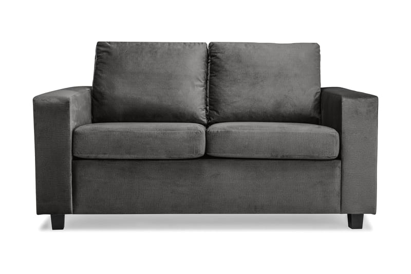 Crazy 2-personers Fløjlssofa - Mørkegrå - Møbler - Sofaer - 2 personers sofa