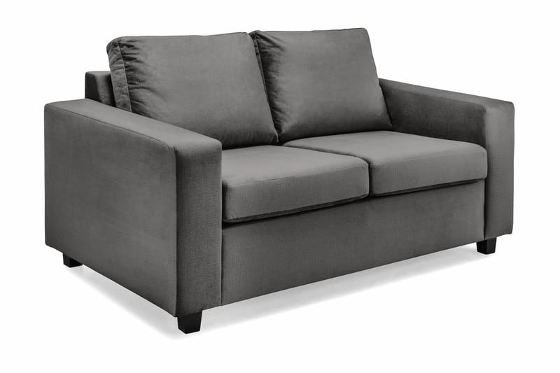 Crazy 2-personers Fløjlssofa - Mørkegrå - Møbler - Sofaer - 2 personers sofa