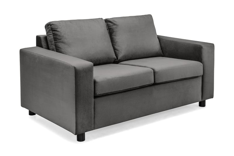 Crazy 2-personers Fløjlssofa - Mørkegrå - Møbler - Sofaer - 2 personers sofa