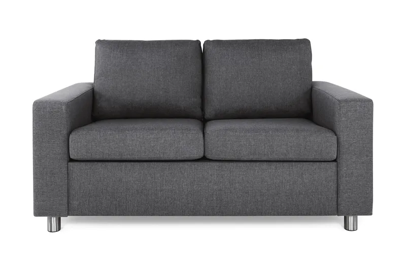 Crazy Sofaarrangement 2-personers Sofa + Lænestol i Stof - Mørkegrå - Møbler - Sofaer - 2 personers sofa