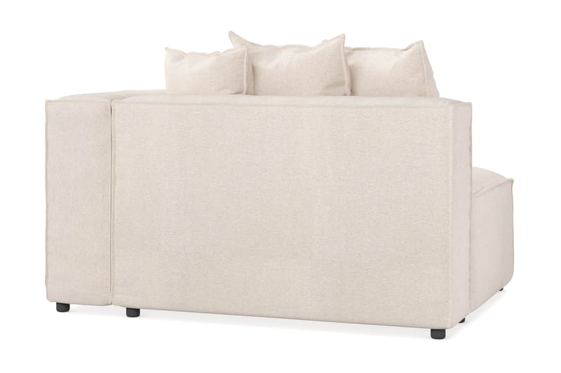 Cubo 2-personers Højremodul i Stof 120 cm bred - Beige - Møbler - Sofaer - Modulsofaer - Andre moduler til modulsofa