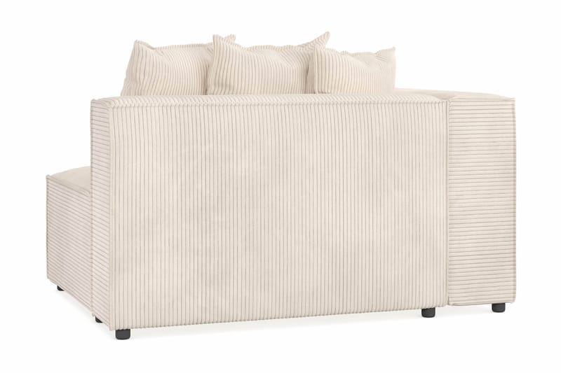 Cubo 2-personers Venstremodul i Manchester 120 cm bred - Beige - Møbler - Sofaer - Modulsofaer - Andre moduler til modulsofa
