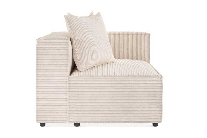 Cubo 2-personers Højremodul i Manchester 120 cm bred - Beige - Møbler - Sofaer - Modulsofaer - Andre moduler til modulsofa