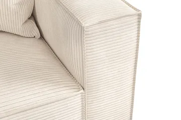 Cubo 2-personers Højremodul i Manchester 120 cm bred - Beige - Møbler - Sofaer - Modulsofaer - Andre moduler til modulsofa