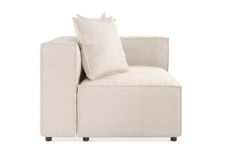 Cubo 2-personers Højremodul i Stof 120 cm bred - Beige - Møbler - Sofaer - 2 personers sofa