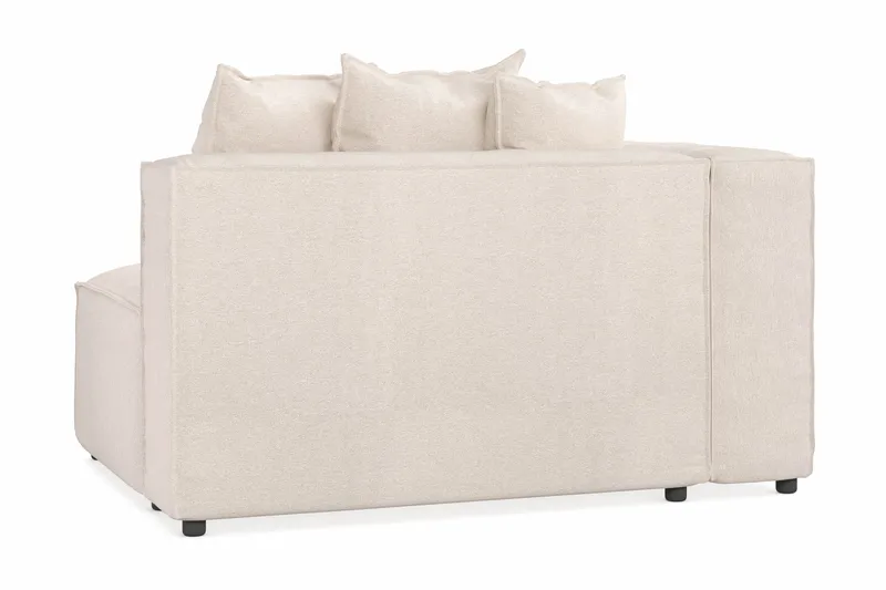 Cubo 2-personers Venstremodul i Stof 120 cm bred - Beige - Møbler - Sofaer - 2 personers sofa