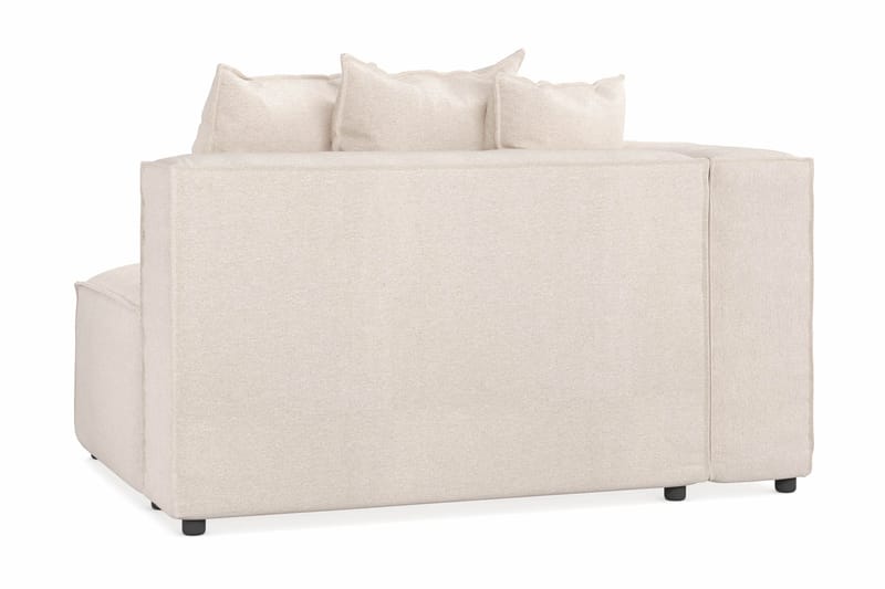 Cubo 2-personers Venstremodul i Stof 120 cm bred - Beige - Møbler - Sofaer - Modulsofaer - Andre moduler til modulsofa