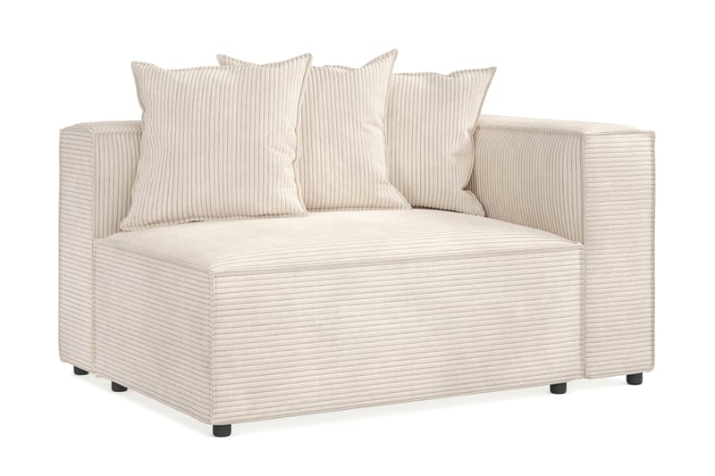 Cubo 2-personers Højremodul i Manchester 120 cm bred - Beige - Møbler - Sofaer - 2 personers sofa